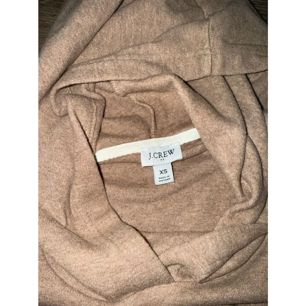 J. Crew Women’s Hooded Pullover in Light Taupe